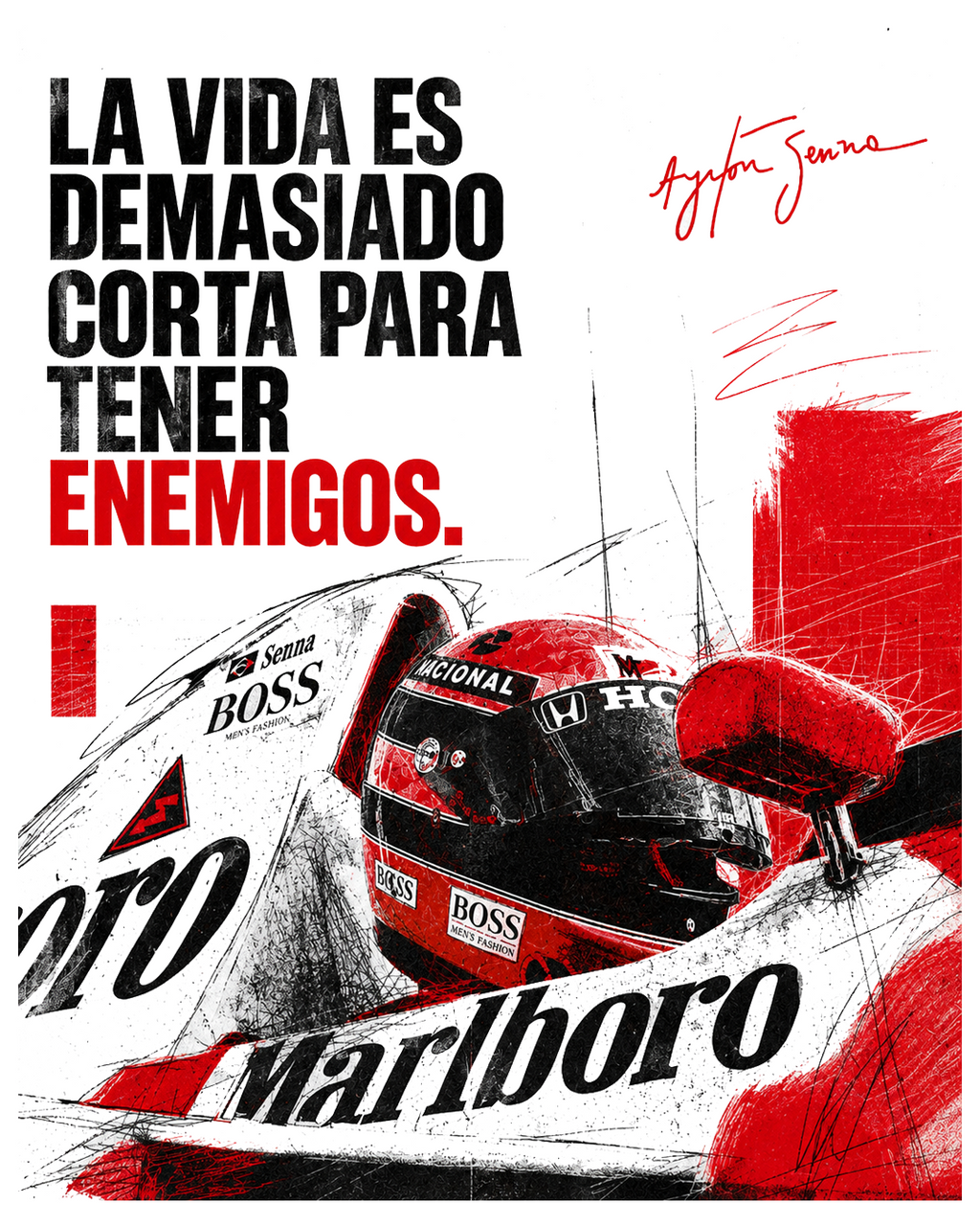 Polera Ayrton Senna