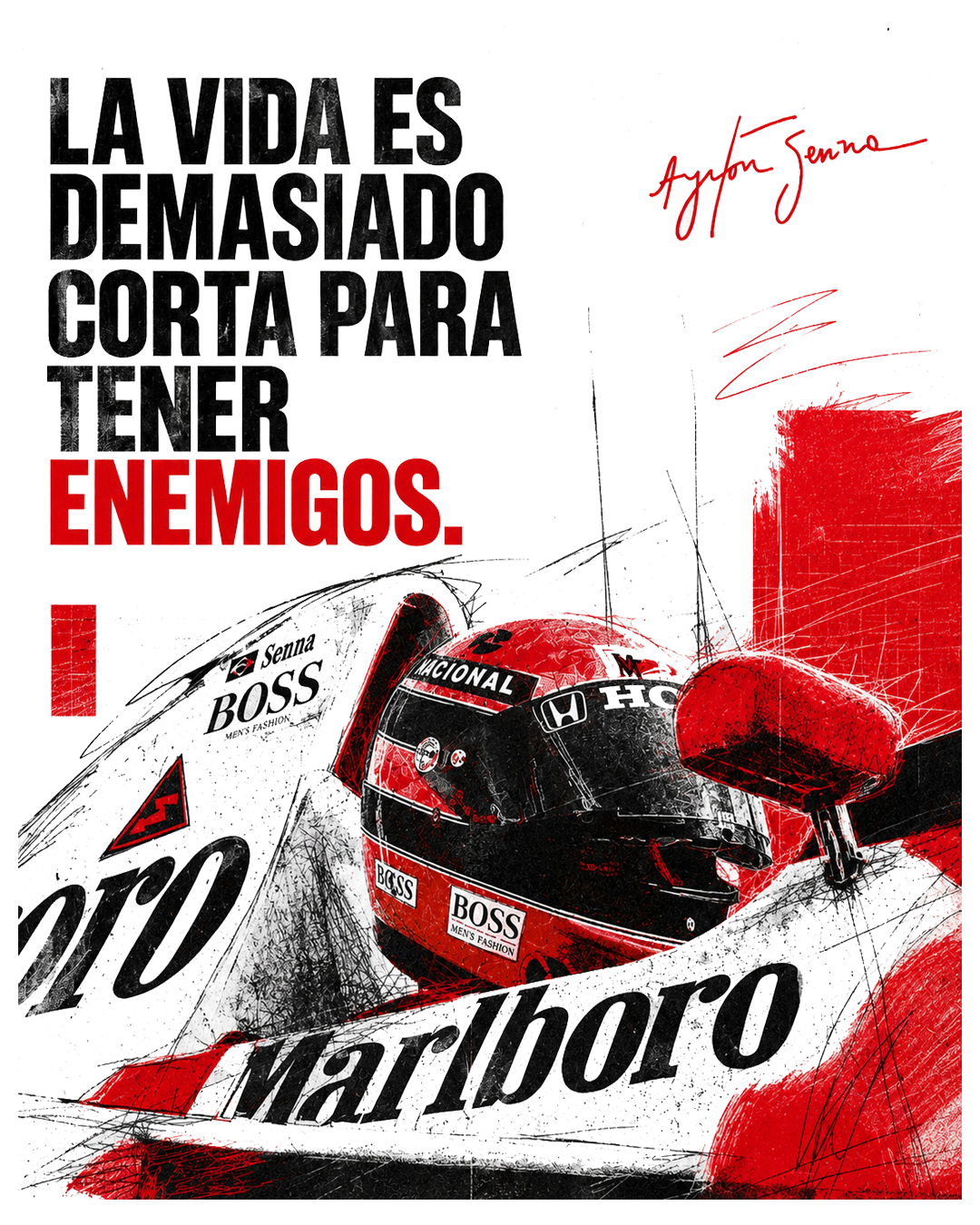 Polera Ayrton Senna